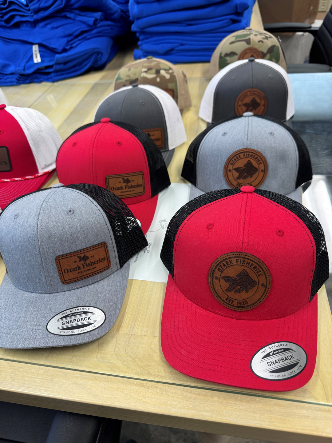 Ozark Fisheries Hat with Leather Patch